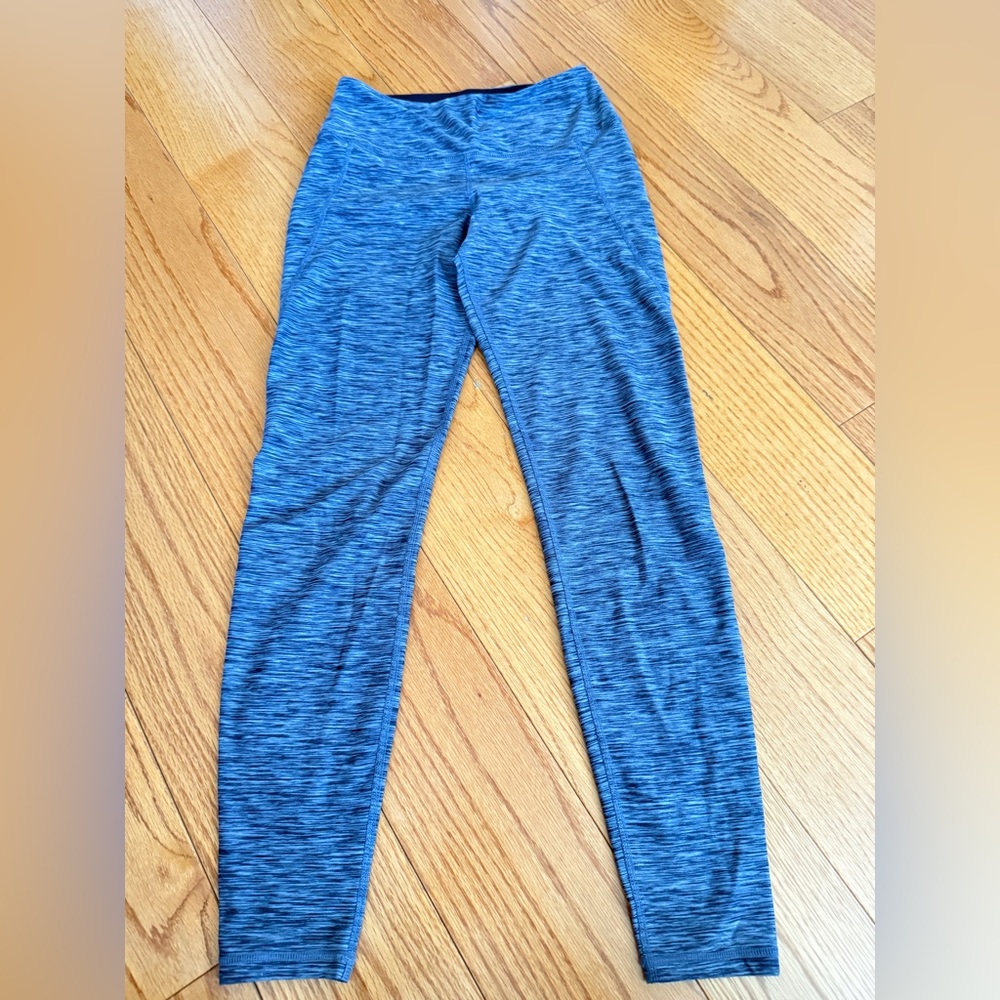 H&M Sports High-Rise Blue Performance Leggings — Size M